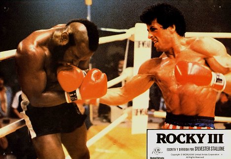 Mr. T, Sylvester Stallone - Rocky III - Cartes de lobby