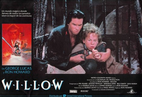 Val Kilmer, Warwick Davis - Willow - Fotocromos