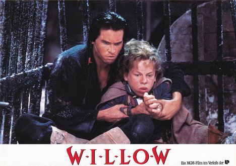 Val Kilmer, Warwick Davis - Willow - Lobby karty