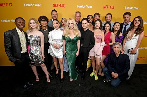 Netflix Senior Year Special Screening and Reception at The London West Hollywood at Beverly Hills on May 10, 2022 in West Hollywood, California - Zaire Adams, Angourie Rice, Michael Cimino, Alex Hardcastle, Ana Yi Puig, Alicia Silverstone, Rebel Wilson, Todd Garner, Joshua Colley, Avantika, Tyler Barnhardt, Molly Brown, Jade Bender, Brandon Scott Jones, Chris Parnell, Zoë Chao, Justin Hartley, Mary Holland - Senior Year - Events