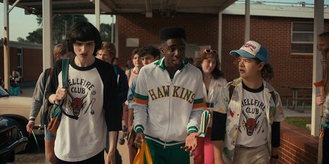 Finn Wolfhard, Caleb McLaughlin, Gaten Matarazzo - Stranger Things - Kapitola první: Klub Hellfire - Z filmu