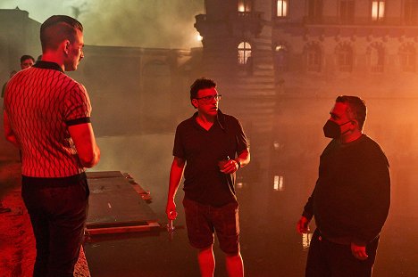 Chris Evans, Anthony Russo, Joe Russo - The Gray Man - Dreharbeiten