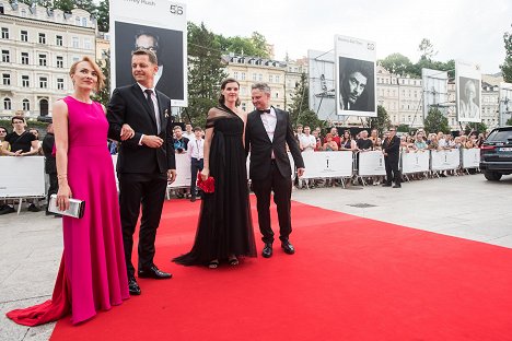 Karlovy Vary International Film Festival Premiere Screening on July 4, 2022 - Elizaveta Maximová, Tomasz Wiński - Borders of Love - Events