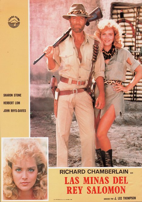 Richard Chamberlain, Sharon Stone - As Minas de Salomão - Cartões lobby
