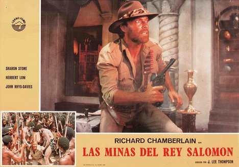 Richard Chamberlain - Allan Quatermain et les mines du roi Salomon - Cartes de lobby