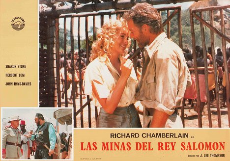 Sharon Stone, Richard Chamberlain - King Solomon's Mines - Lobby Cards
