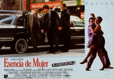 Al Pacino, Chris O'Donnell, Gene Canfield - Scent of a Woman - Lobbykaarten