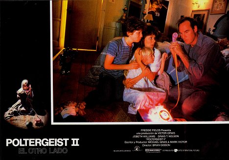 Oliver Robins, Heather O'Rourke, JoBeth Williams, Craig T. Nelson - Poltergeist II: The Other Side - Lobby Cards
