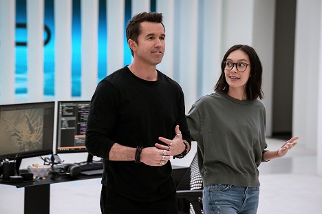 Rob McElhenney, Charlotte Nicdao - Mythic Quest - Partners - Photos