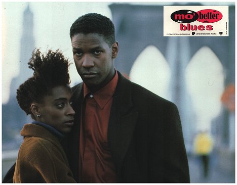 Joie Lee, Denzel Washington - Mo' Better Blues - Lobbykaarten