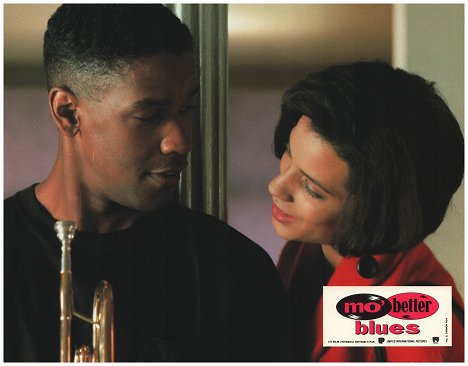 Denzel Washington, Cynda Williams - Mo' Better Blues - Lobbykaarten