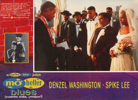 Spike Lee, Denzel Washington, Joie Lee - Mo' Better Blues - Lobbykaarten