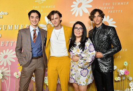 New York City premiere of the Prime Video series "The Summer I Turned Pretty" on June 14, 2022 in New York City - Sean Kaufmann, Christopher Briney, Jenny Han, Gavin Casalegno - The Summer I Turned Pretty - Season 1 - Events