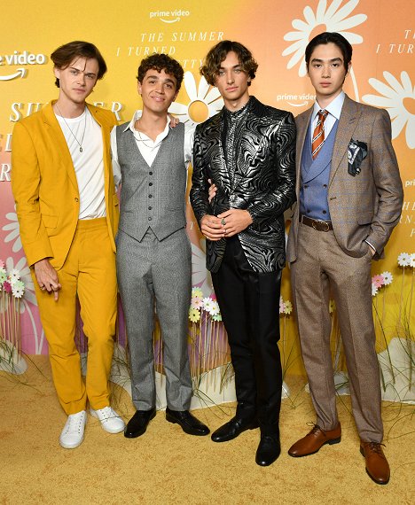 New York City premiere of the Prime Video series "The Summer I Turned Pretty" on June 14, 2022 in New York City - Christopher Briney, David Iacono, Gavin Casalegno, Sean Kaufmann - The Summer I Turned Pretty - Season 1 - De eventos