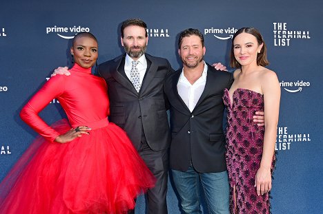 Prime Video's "The Terminal List" Red Carpet Premiere on June 22, 2022 in Los Angeles, California - Alexis Louder, Jack Carr, Tyner Rushing - The Terminal List - De eventos