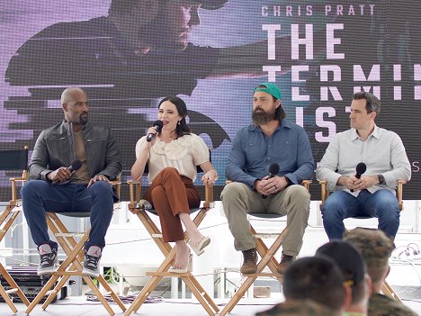 The Cast of Prime Video's "The Terminal List" attend LA Fleet Week at The Port of Los Angeles on May 27, 2022 in San Pedro, California - LaMonica Garrett, Tyner Rushing, Kenny Sheard - The Terminal List - Events