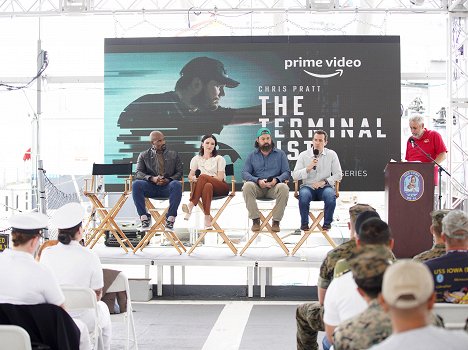 The Cast of Prime Video's "The Terminal List" attend LA Fleet Week at The Port of Los Angeles on May 27, 2022 in San Pedro, California - LaMonica Garrett, Tyner Rushing, Kenny Sheard - The Terminal List - Events