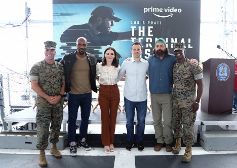 The Cast of Prime Video's "The Terminal List" attend LA Fleet Week at The Port of Los Angeles on May 27, 2022 in San Pedro, California - LaMonica Garrett, Tyner Rushing, Kenny Sheard - Na seznamu smrti - Z akcí