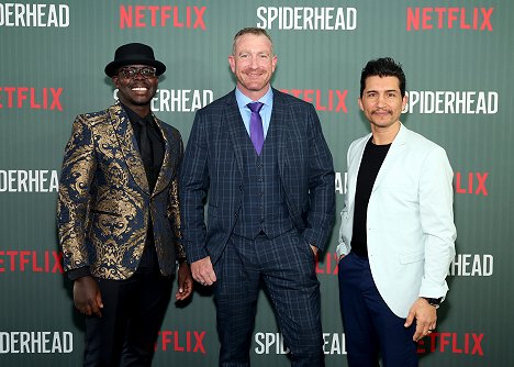Netflix Spiderhead NY Special Screening on June 15, 2022 in New York City - Stephen Tongun, Daniel Reader, Joey Vieira