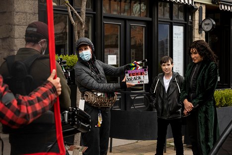 Elliot Page, Emmy Raver-Lampman - Umbrella Academy - La Plus Grosse Pelote de ficelle du monde - Tournage