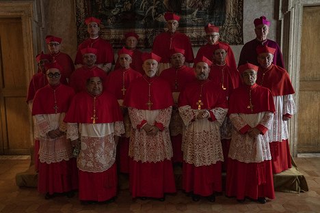 John Malkovich, Javier Cámara, Silvio Orlando - The New Pope - Episode 3 - Filmfotos