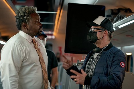 Brian Tyree Henry, David Leitch - Bullet Train - Tournage