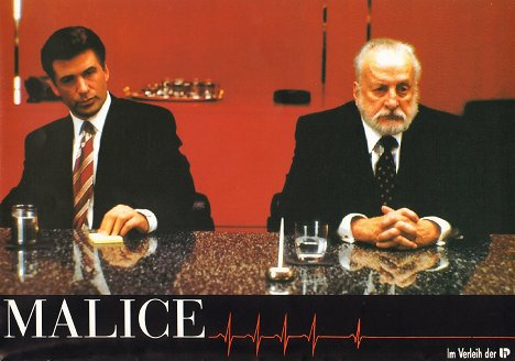 Alec Baldwin, George C. Scott - Malice - Cartes de lobby