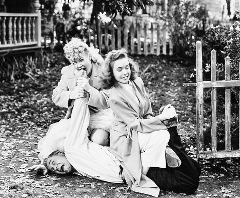 William Demarest, Betty Hutton, Diana Lynn - Sensation im Morgan's Creek - Filmfotos