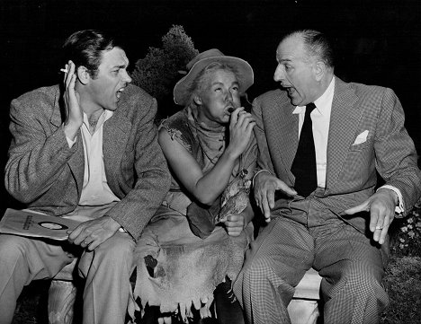Howard Keel, Betty Hutton, Louis Calhern - La reina del oeste - Del rodaje