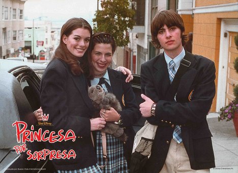 Anne Hathaway, Heather Matarazzo, Robert Schwartzman - The Princess Diaries - Lobbykaarten