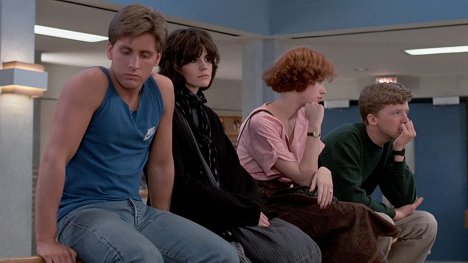 Emilio Estevez, Ally Sheedy, Molly Ringwald, Anthony Michael Hall - Klub winowajców - Z filmu