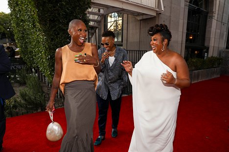 "The Lord Of The Rings: The Rings Of Power" Los Angeles Red Carpet Premiere & Screening on August 15, 2022 in Los Angeles, California - Cynthia Erivo, Lena Waithe, Sophia Nomvete - The Lord of the Rings: The Rings of Power - Season 1 - Events