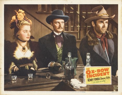 Mary Beth Hughes, George Meeker, Henry Fonda - The Ox-Bow Incident - Lobby Cards