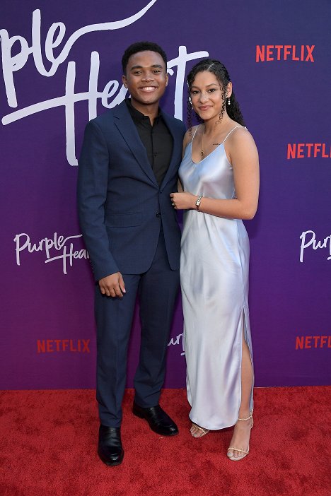 Netflix Purple Hearts special screening at The Bay Theater on July 22, 2022 in Pacific Palisades, California - Chosen Jacobs - Purple Hearts - Eventos