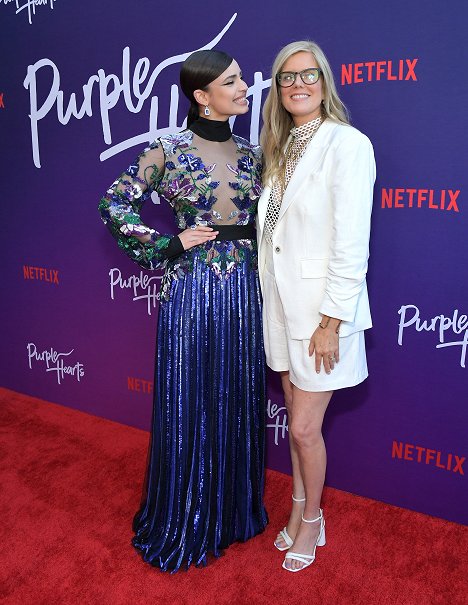 Netflix Purple Hearts special screening at The Bay Theater on July 22, 2022 in Pacific Palisades, California - Sofia Carson, Elizabeth Allen Rosenbaum - Purple Hearts - Events