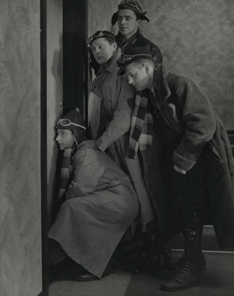 Victor Borge, Poul Reichhardt, Lau Lauritzen Jr., Per Gundmann - De tre måske fire - Filmfotos