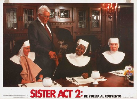Kathy Najimy, James Coburn, Whoopi Goldberg, Mary Wickes - Sister Act II: In göttlicher Mission - Lobbykarten