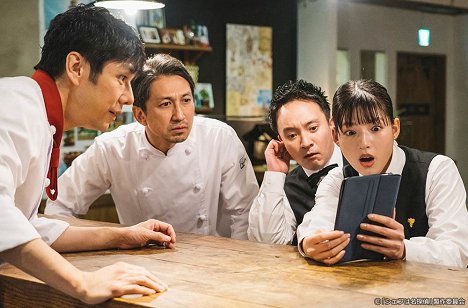 Hidetoši Nišidžima, Jú Kamio, Gaku Hamada, Anna Išii - Chef wa meitantei - Episode 8 - Z filmu