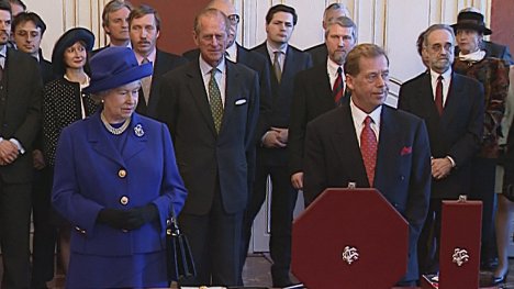 Königin Elisabeth II, Prinz Philip, Herzog von Edinburgh, Václav Havel - Alžběta II.: Tři dny v Česku - Filmfotos