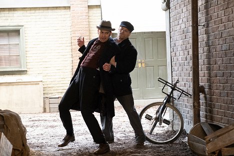 Daniel Maslany, Shawn Roberts - Murdoch Mysteries - It's a Wonderful Game - Photos