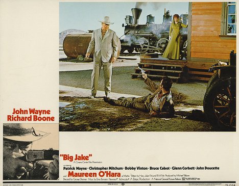 John Wayne, Maureen O'Hara - Big Jake - Cartes de lobby