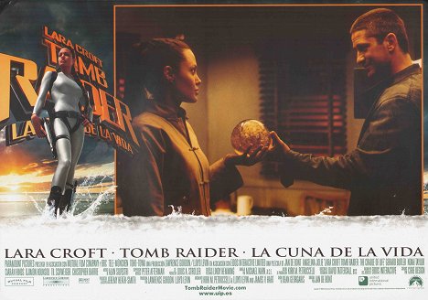 Angelina Jolie, Gerard Butler - Lara Croft Tomb Raider: The Cradle of Life - Lobbykaarten