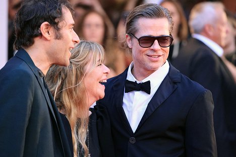 Netflix Film "Blonde" red carpet at the 79th Venice International Film Festival on September 08, 2022 in Venice, Italy - Jeremy Kleiner, Dede Gardner, Brad Pitt - Szöszi - Rendezvények