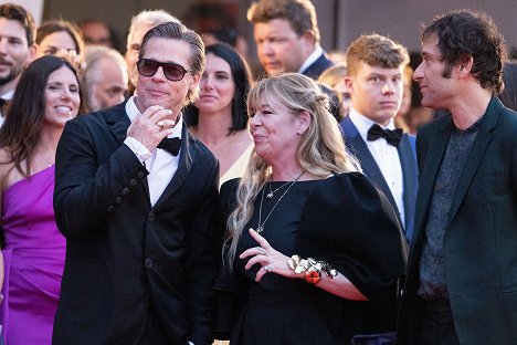 Netflix Film "Blonde" red carpet at the 79th Venice International Film Festival on September 08, 2022 in Venice, Italy - Brad Pitt, Dede Gardner, Jeremy Kleiner - Szöszi - Rendezvények