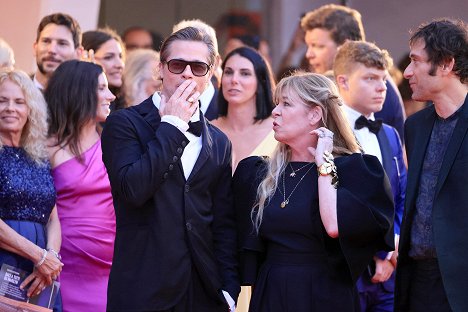Netflix Film "Blonde" red carpet at the 79th Venice International Film Festival on September 08, 2022 in Venice, Italy - Brad Pitt, Dede Gardner, Jeremy Kleiner - Blonde - Eventos