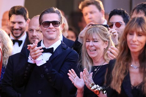 Netflix Film "Blonde" red carpet at the 79th Venice International Film Festival on September 08, 2022 in Venice, Italy - Brad Pitt, Dede Gardner - Blondýnka - Z akcií