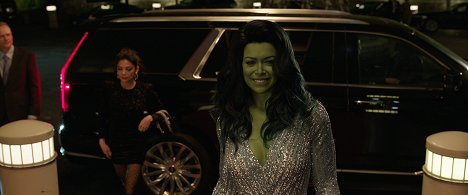 Ginger Gonzaga, Tatiana Maslany - She-Hulk: Attorney at Law - Ribbit and Rip It - Photos