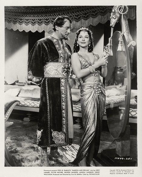 George Sanders, Hedy Lamarr - Samson & Dalila - Fotosky