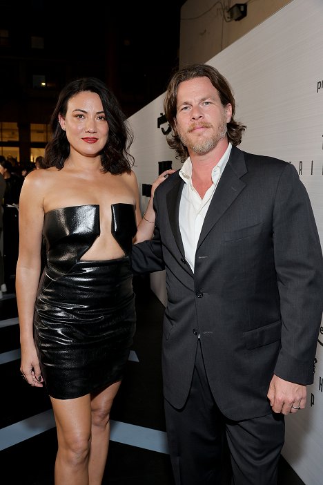 The Peripheral red carpet premiere and screening at The Theatre at Ace Hotel on October 11, 2022 in Los Angeles, California - Lisa Joy, Jonathan Nolan