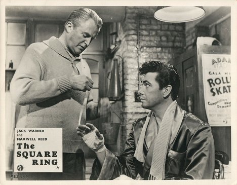 Jack Warner, Maxwell Reed - The Square Ring - Lobbykarten